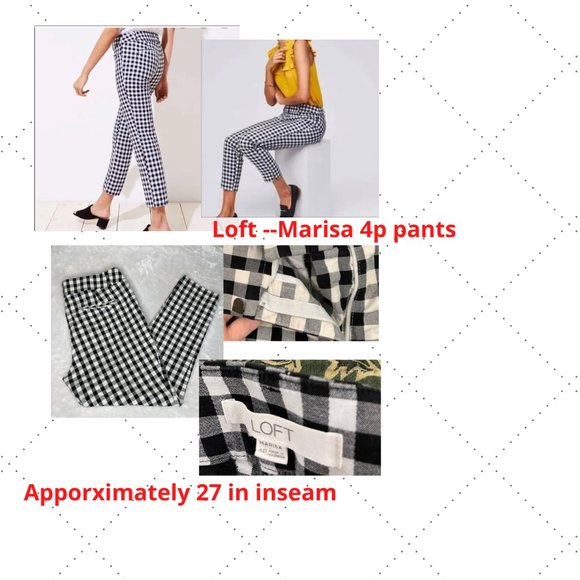 Loft --Marisa Pants 4P - Picture 1 of 1
